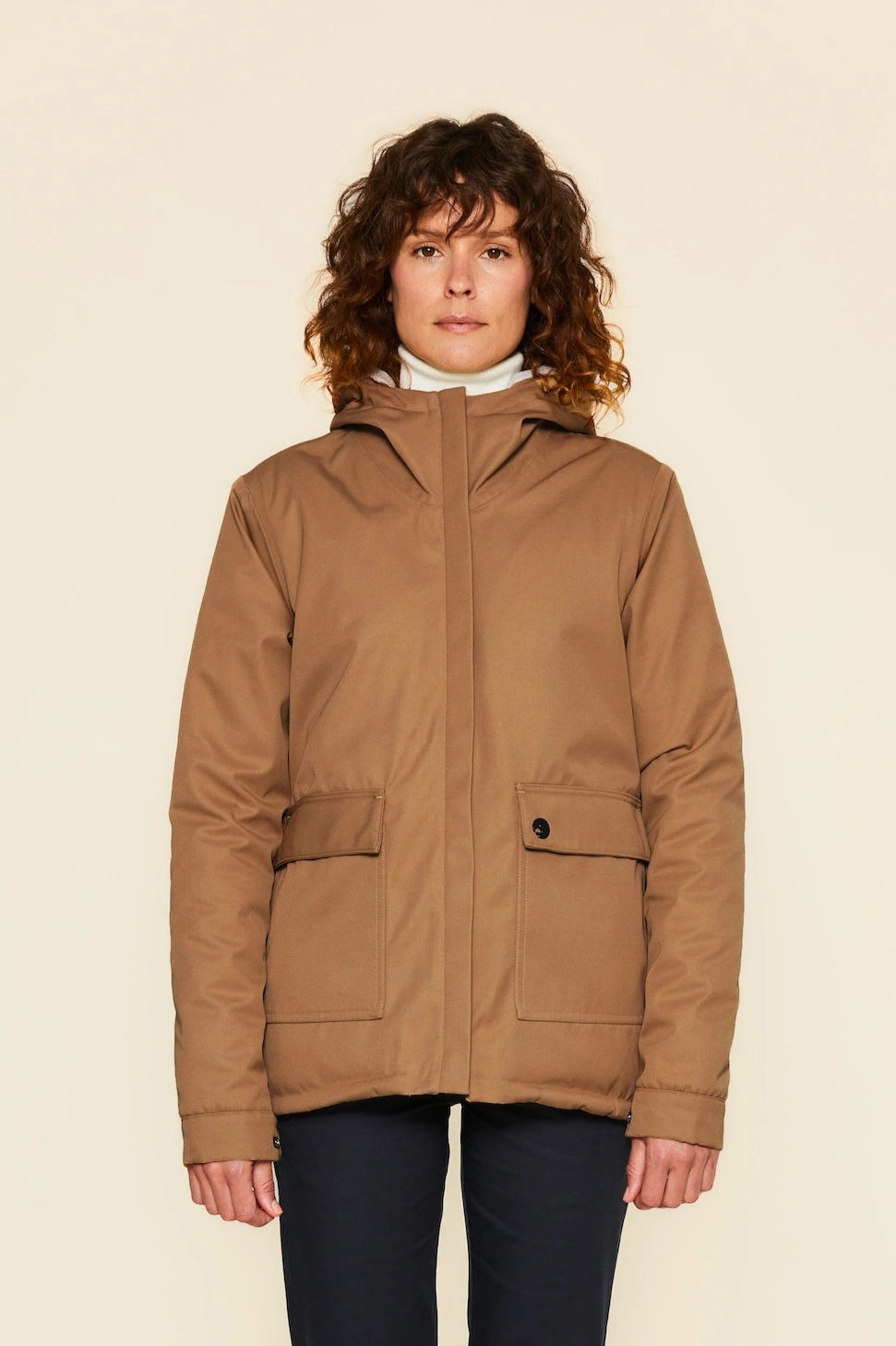 LE MANTEAU CLÉO WARM - CINNAMON